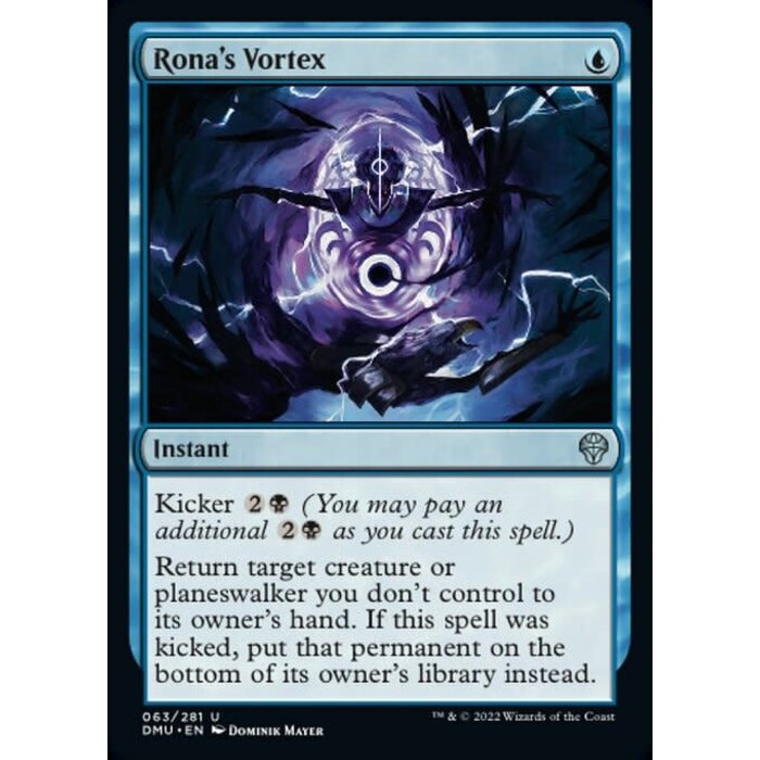 Magic: The Gathering Rona's Vortex (063) Lightly Played Foil