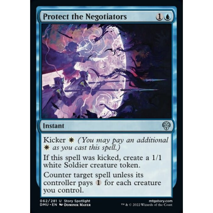Magic: The Gathering Protect the Negotiators (062) Lightly Played Foil