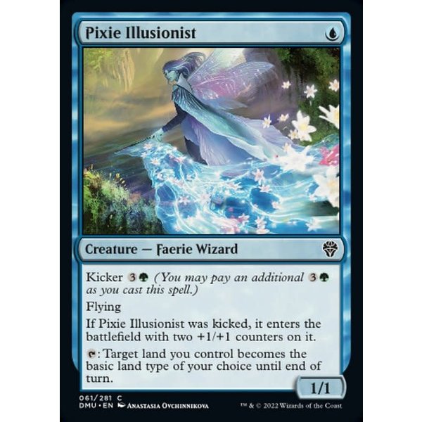 Magic: The Gathering Pixie Illusionist (061) Lightly Played Foil