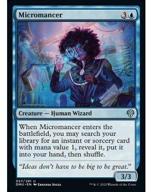 Magic: The Gathering Micromancer (057) Lightly Played Foil