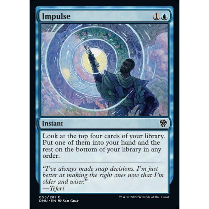 Magic: The Gathering Impulse (055) Lightly Played Foil