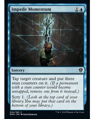 Magic: The Gathering Impede Momentum (054) Lightly Played Foil