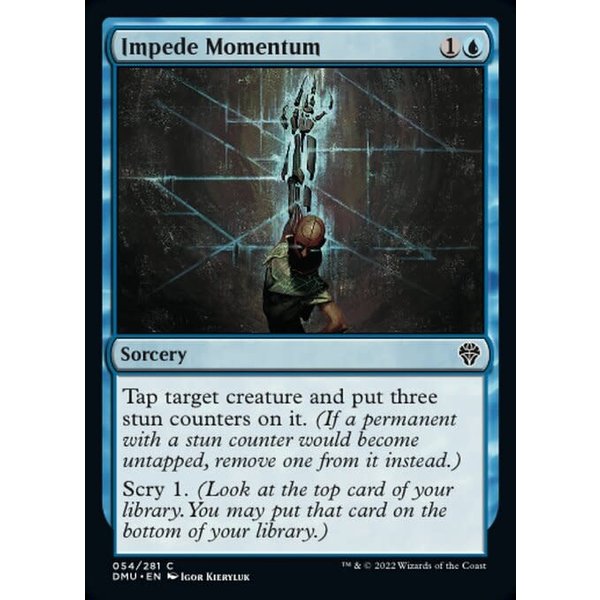 Magic: The Gathering Impede Momentum (054) Lightly Played Foil