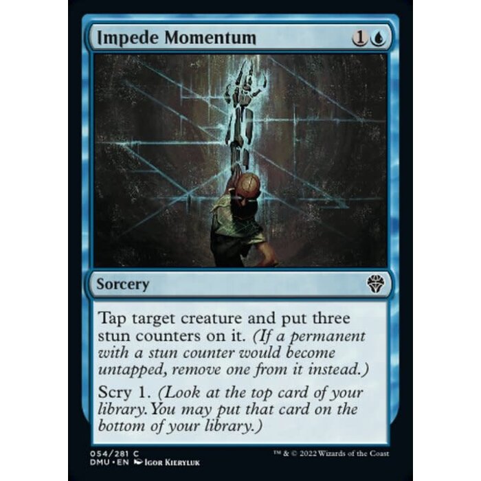 Magic: The Gathering Impede Momentum (054) Lightly Played Foil