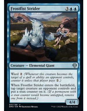 Magic: The Gathering Frostfist Strider (051) Lightly Played Foil