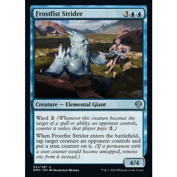 Magic: The Gathering Frostfist Strider (051) Lightly Played Foil