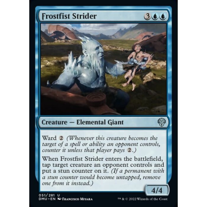 Magic: The Gathering Frostfist Strider (051) Lightly Played Foil