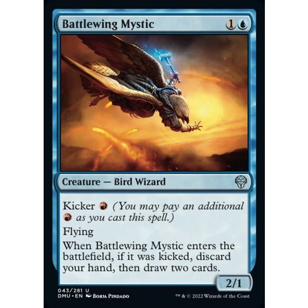 Magic: The Gathering Battlewing Mystic (043) Lightly Played Foil