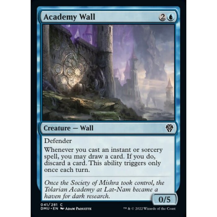 Magic: The Gathering Academy Wall (041) Lightly Played Foil