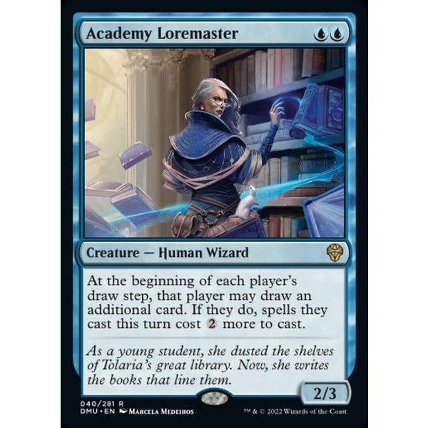 Magic: The Gathering Academy Loremaster (040) Lightly Played Foil