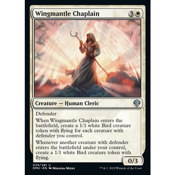Magic: The Gathering Wingmantle Chaplain (039) Lightly Played Foil