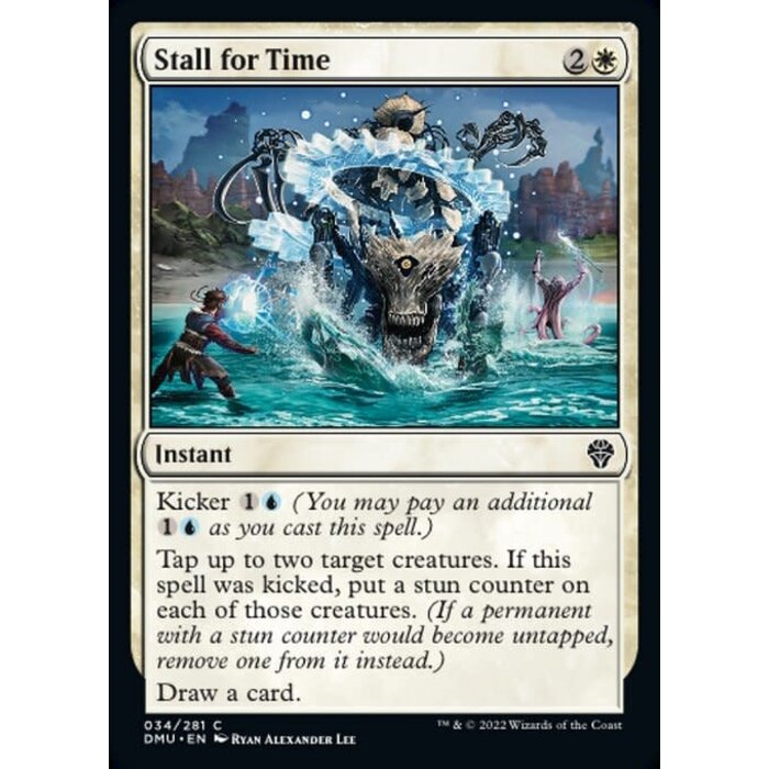 Magic: The Gathering Stall for Time (034) Lightly Played Foil