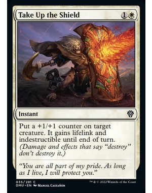 Magic: The Gathering Take Up the Shield (035) Lightly Played Foil