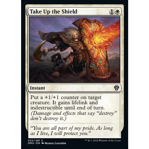 Magic: The Gathering Take Up the Shield (035) Lightly Played Foil