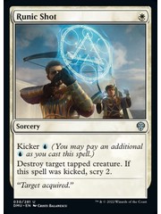Magic: The Gathering Runic Shot (030) Lightly Played Foil