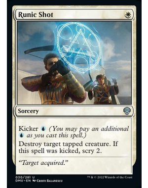 Magic: The Gathering Runic Shot (030) Lightly Played Foil