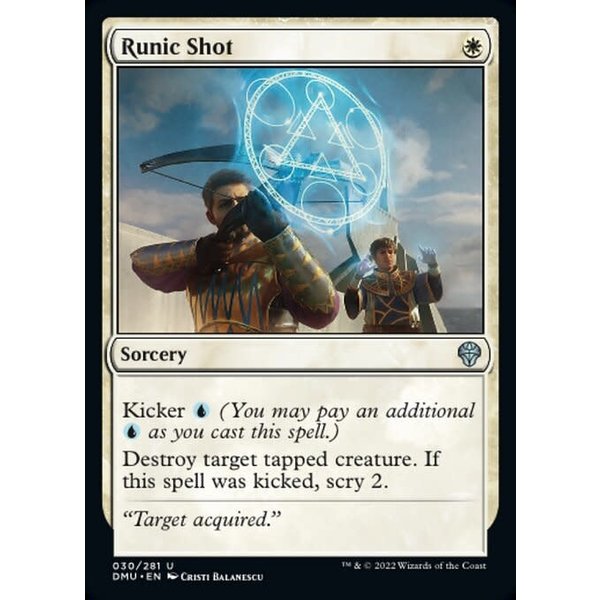 Magic: The Gathering Runic Shot (030) Lightly Played Foil