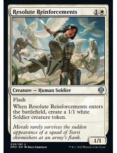 Magic: The Gathering Resolute Reinforcements (029) Lightly Played Foil