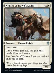 Magic: The Gathering Knight of Dawn's Light (023) Lightly Played Foil
