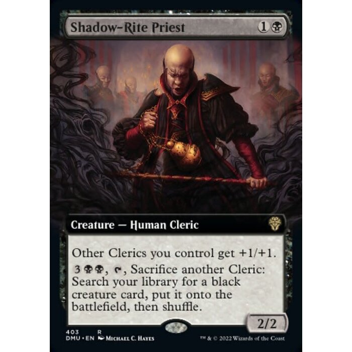 Magic: The Gathering Shadow-Rite Priest (Extended Art) (403) Lightly Played Foil