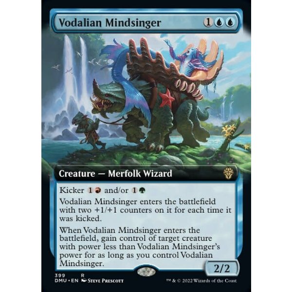 Magic: The Gathering Vodalian Mindsinger (Extended Art) (399) Lightly Played Foil