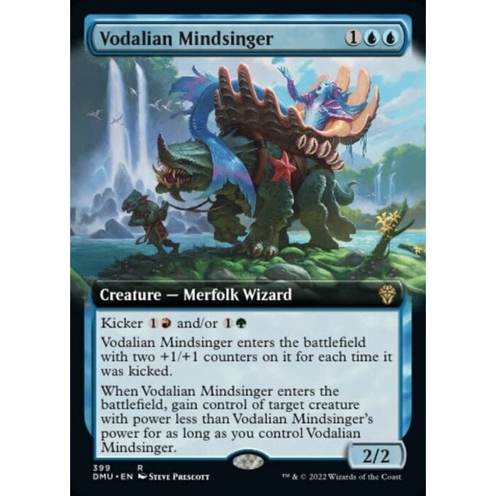 Magic: The Gathering Vodalian Mindsinger (Extended Art) (399) Lightly Played Foil