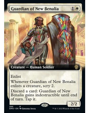 Magic: The Gathering Guardian of New Benalia (Extended Art) (386) Lightly Played Foil