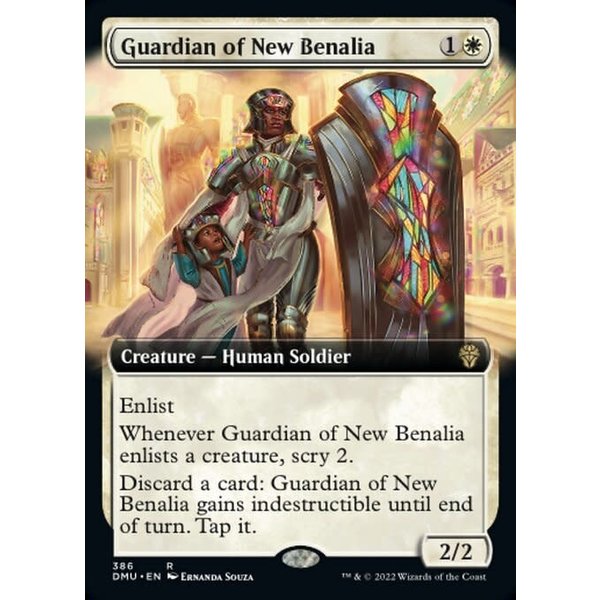 Magic: The Gathering Guardian of New Benalia (Extended Art) (386) Lightly Played Foil