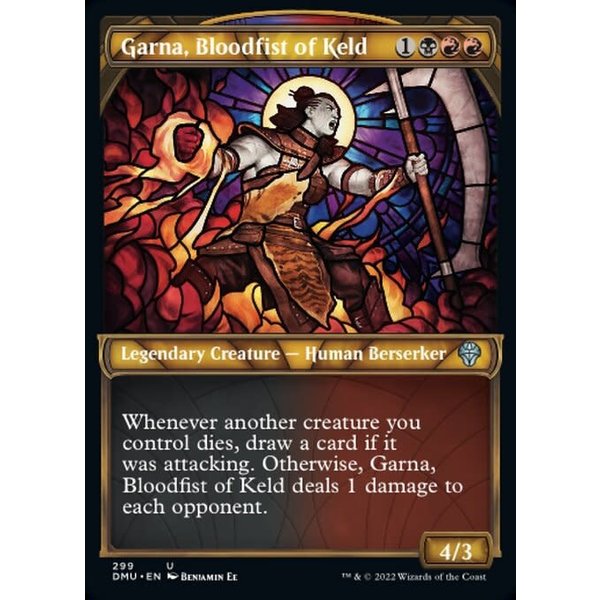 Magic: The Gathering Garna, Bloodfist of Keld (Showcase) (299) Lightly Played Foil