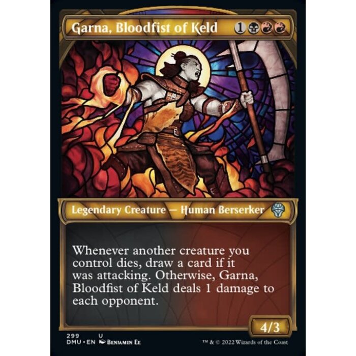 Magic: The Gathering Garna, Bloodfist of Keld (Showcase) (299) Lightly Played Foil