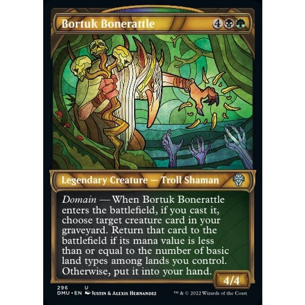 Magic: The Gathering Bortuk Bonerattle (Showcase) (296) Lightly Played Foil