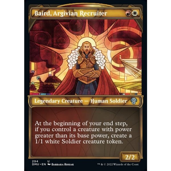 Magic: The Gathering Baird, Argivian Recruiter (Showcase) (294) Lightly Played Foil