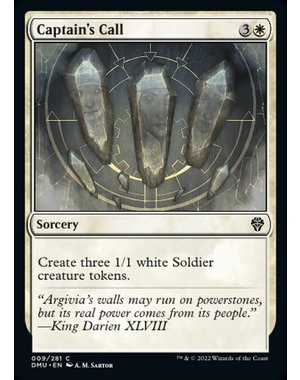 Magic: The Gathering Captain's Call (009) Lightly Played Foil