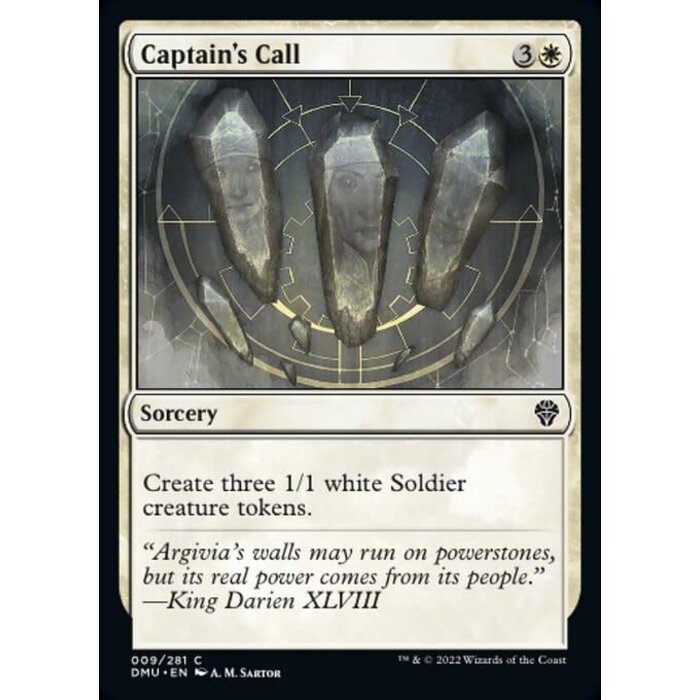 Magic: The Gathering Captain's Call (009) Lightly Played Foil