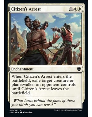 Magic: The Gathering Citizen's Arrest (011) Lightly Played Foil