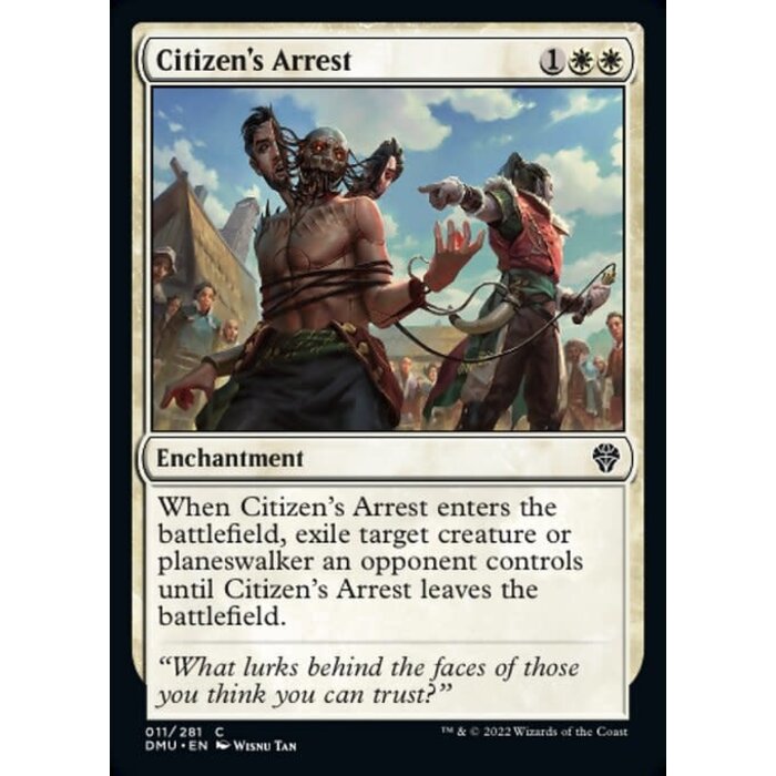 Magic: The Gathering Citizen's Arrest (011) Lightly Played Foil