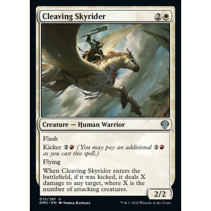 Magic: The Gathering Cleaving Skyrider (012) Lightly Played Foil