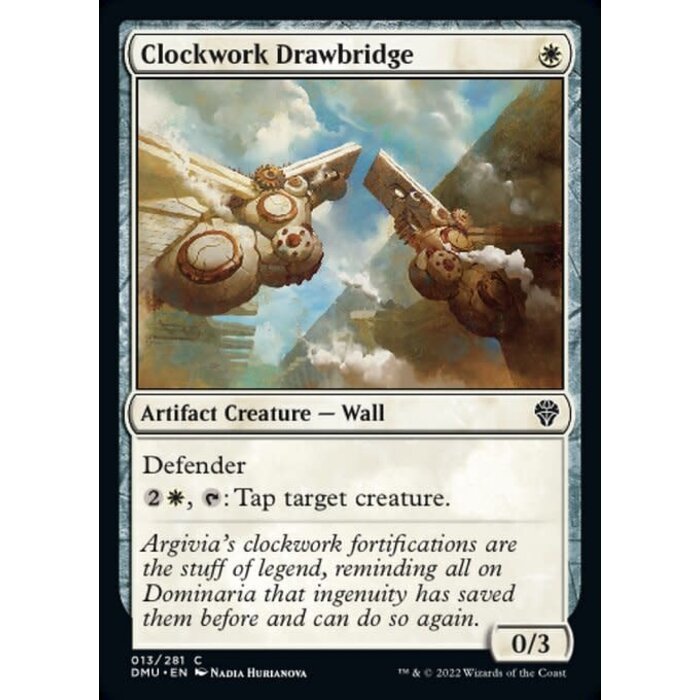 Magic: The Gathering Clockwork Drawbridge (013) Lightly Played Foil