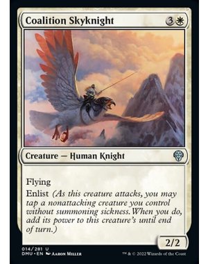 Magic: The Gathering Coalition Skyknight (014) Lightly Played Foil