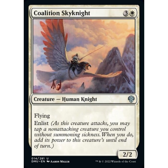 Magic: The Gathering Coalition Skyknight (014) Lightly Played Foil