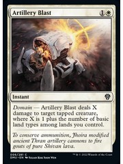Magic: The Gathering Artillery Blast (006) Lightly Played Foil