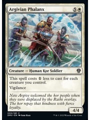 Magic: The Gathering Argivian Phalanx (005) Lightly Played Foil