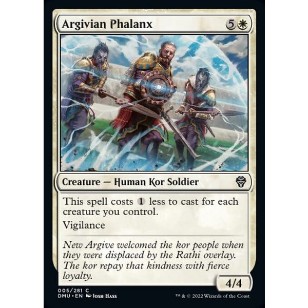 Magic: The Gathering Argivian Phalanx (005) Lightly Played Foil