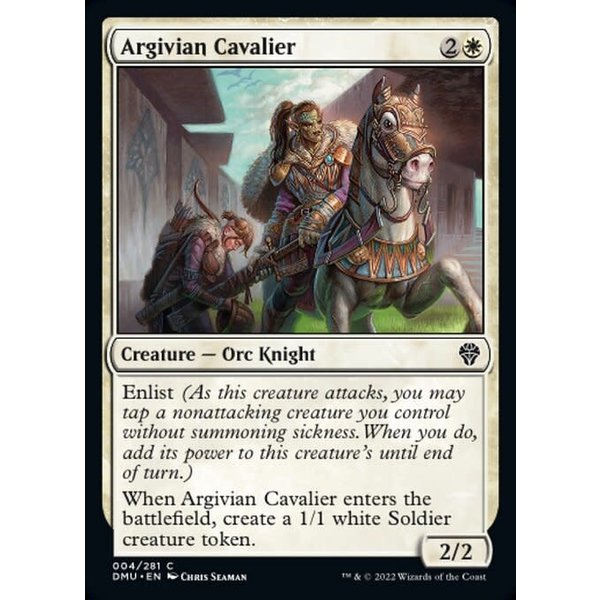 Magic: The Gathering Argivian Cavalier (004) Lightly Played Foil