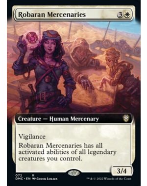 Magic: The Gathering Robaran Mercenaries (Extended Art) (072) Lightly Played Foil