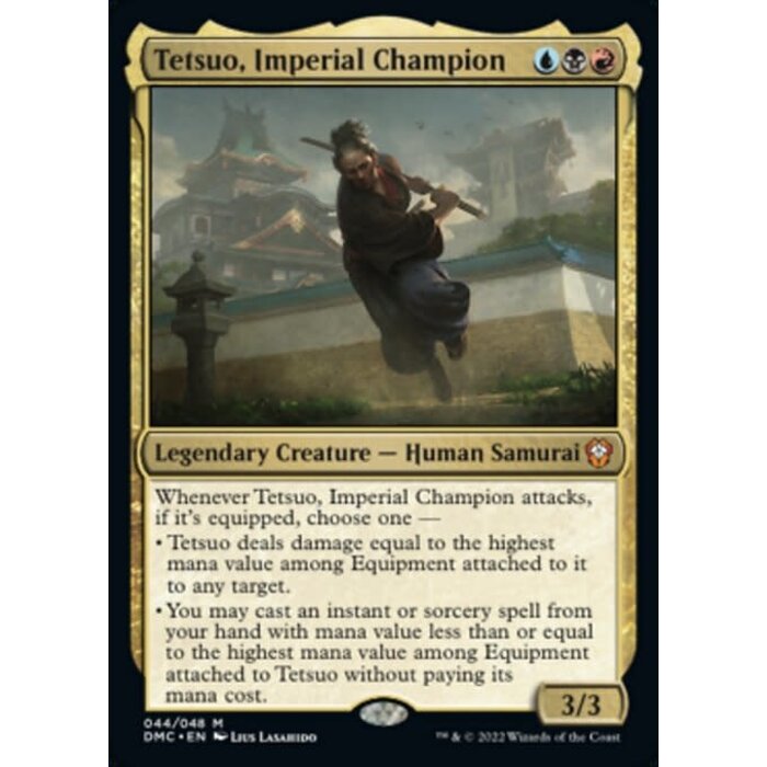 Magic: The Gathering Tetsuo, Imperial Champion (044) Lightly Played Foil