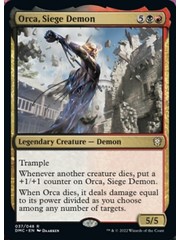 Magic: The Gathering Orca, Siege Demon (037) Lightly Played Foil