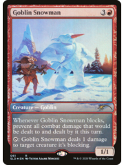 Magic: The Gathering Goblin Snowman (061) Lightly Played Foil