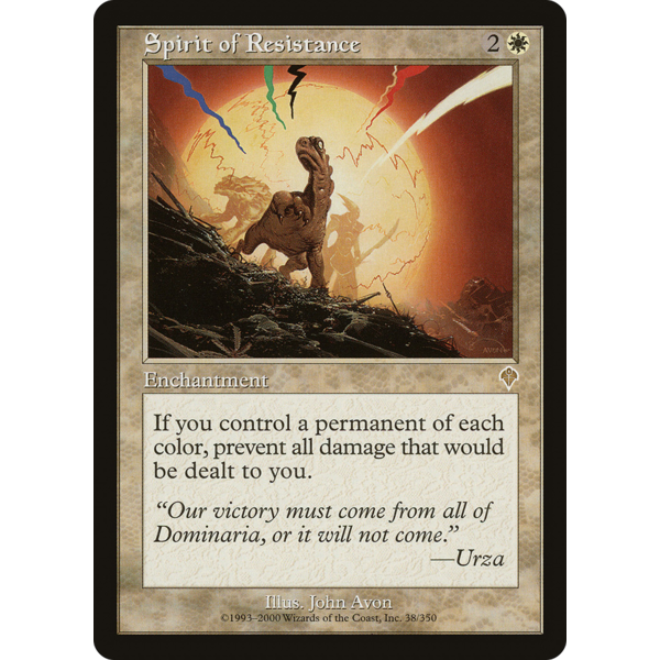 Magic: The Gathering Spirit of Resistance (038) Lightly Played