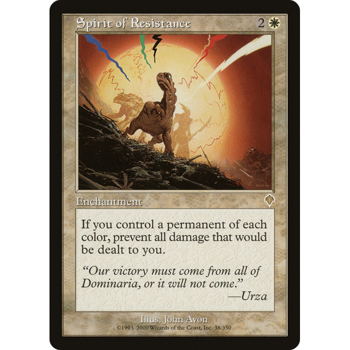 Magic: The Gathering Spirit of Resistance (038) Lightly Played